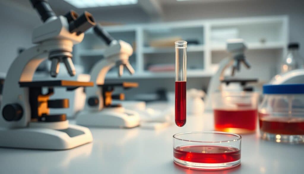 Blutuntersuchung und Diagnose