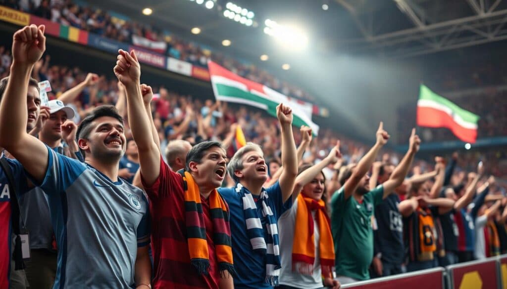 Fußballfans Fußballfans