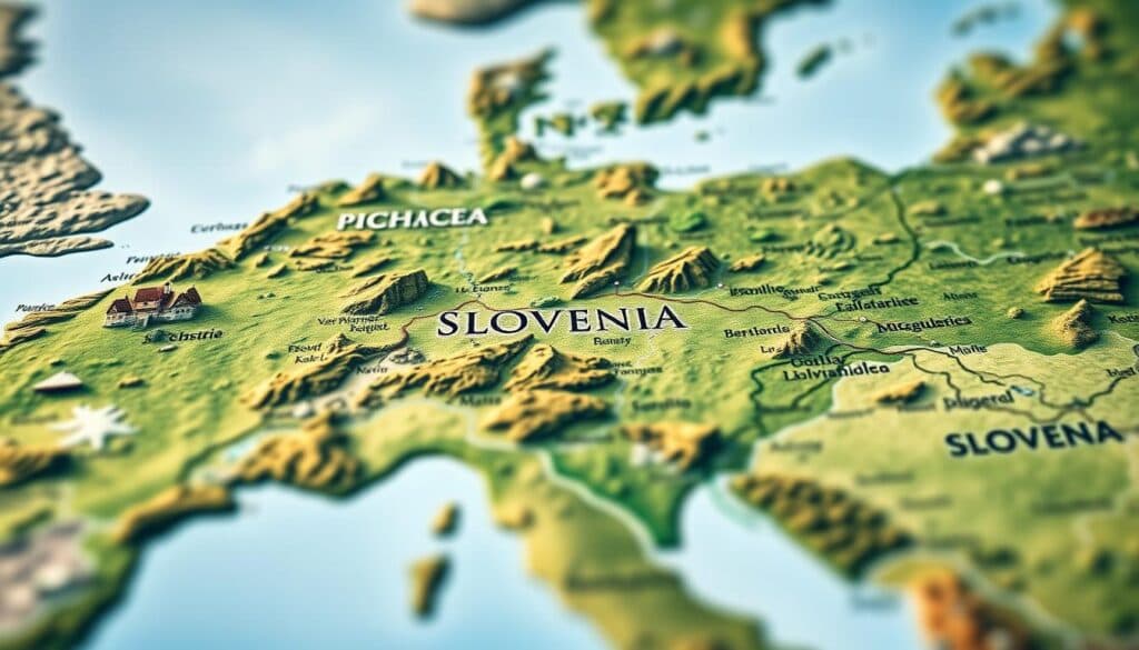 Slowenien Karte