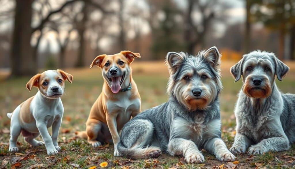 Hunde in verschiedenen Lebensphasen
