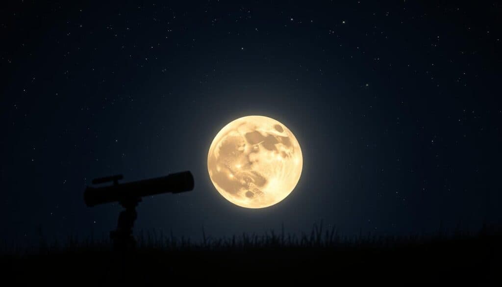 Mondbeobachtung Astronomie