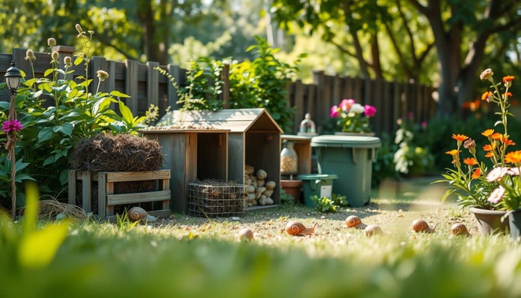 Schneckenentsorgung im Garten
