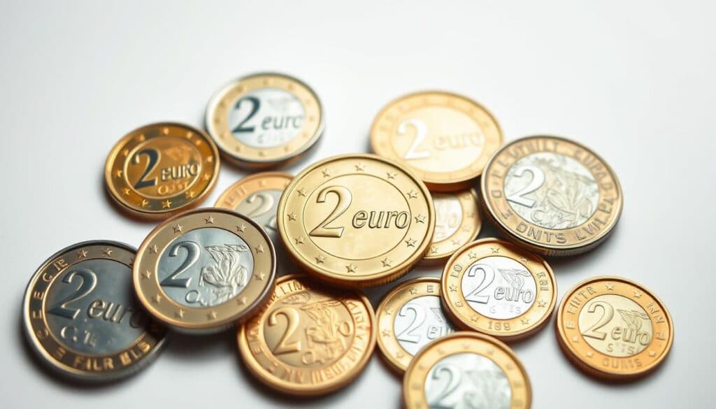 Seltene 2 Euro Münzen Sammlung