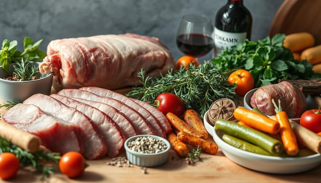 Zutaten für Braten