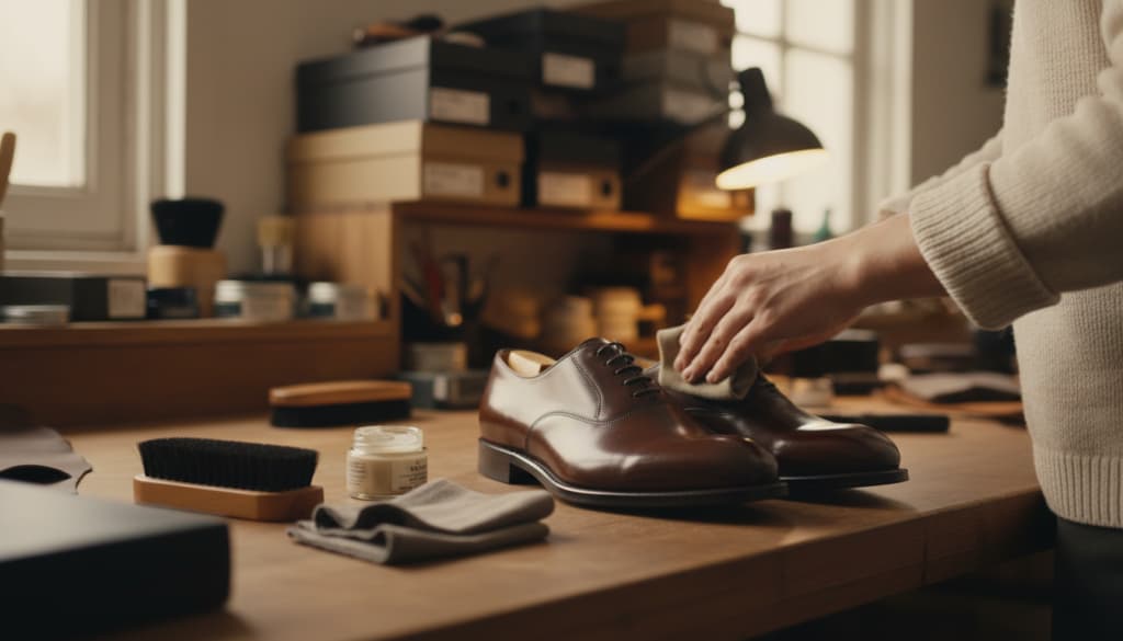 Materialpflege für Schuhe