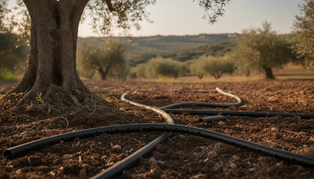 Drainagesysteme für Olivenbaum