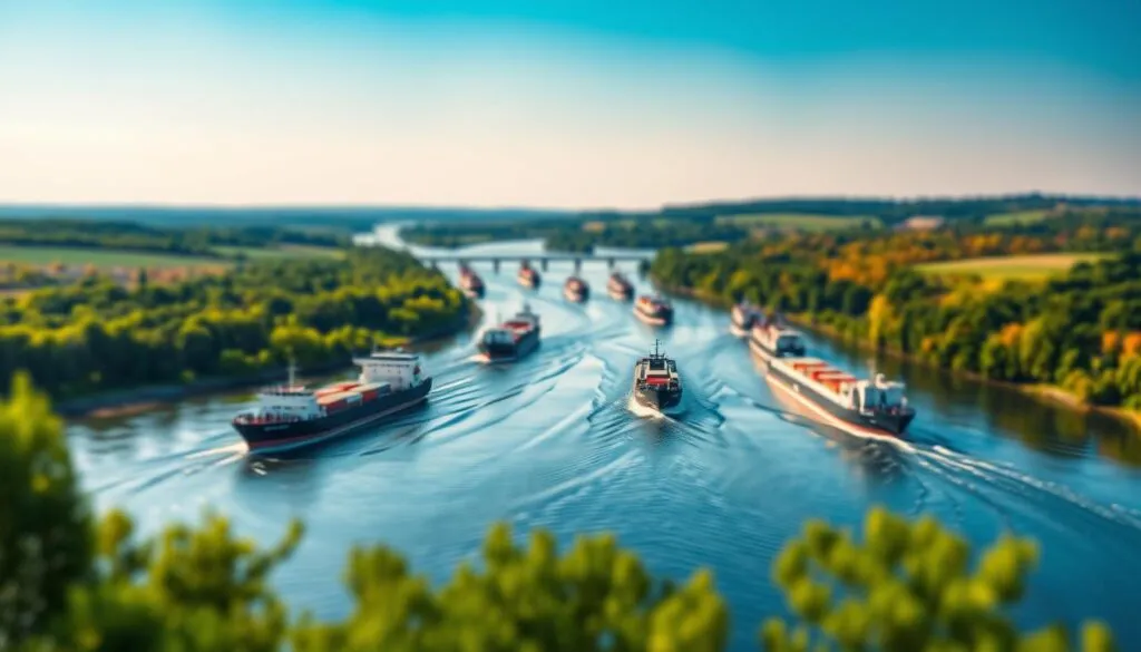 Binnenschifffahrt auf der Wolga