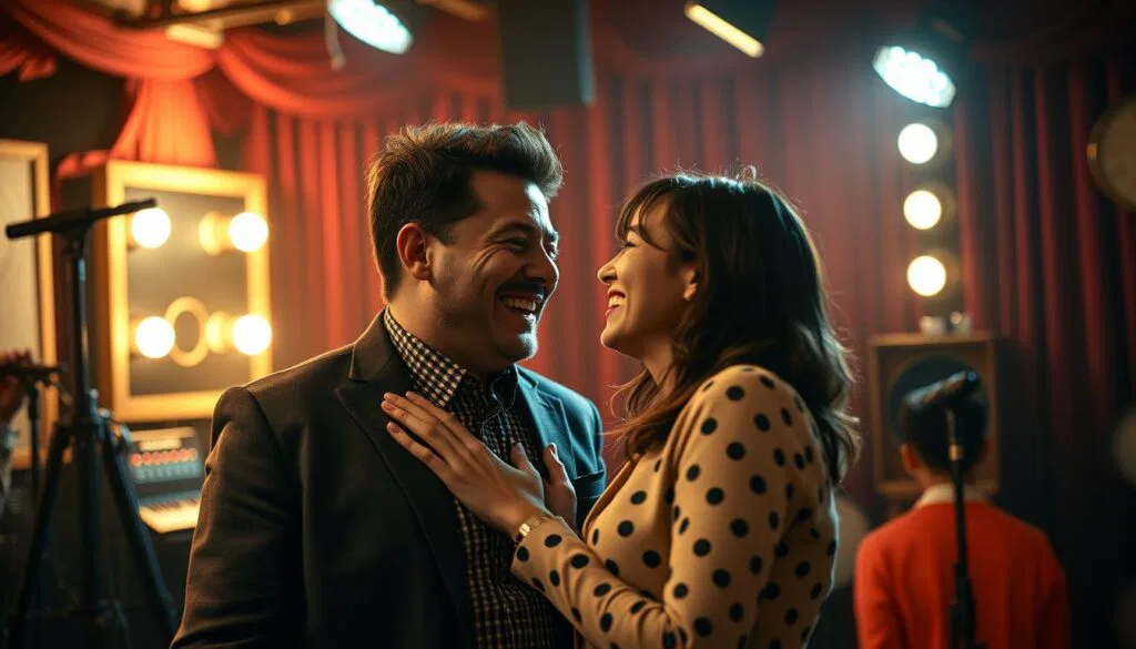 Komiker-Ehe und Karriere