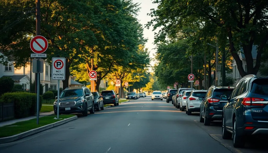 Parkverbot in Wohngebieten
