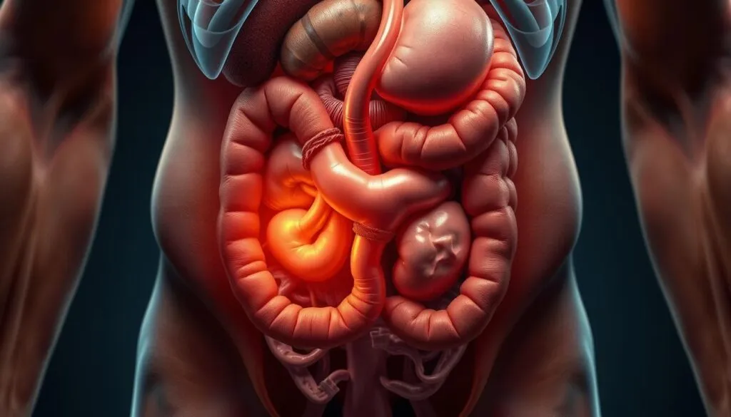 wo ist der Blinddarm