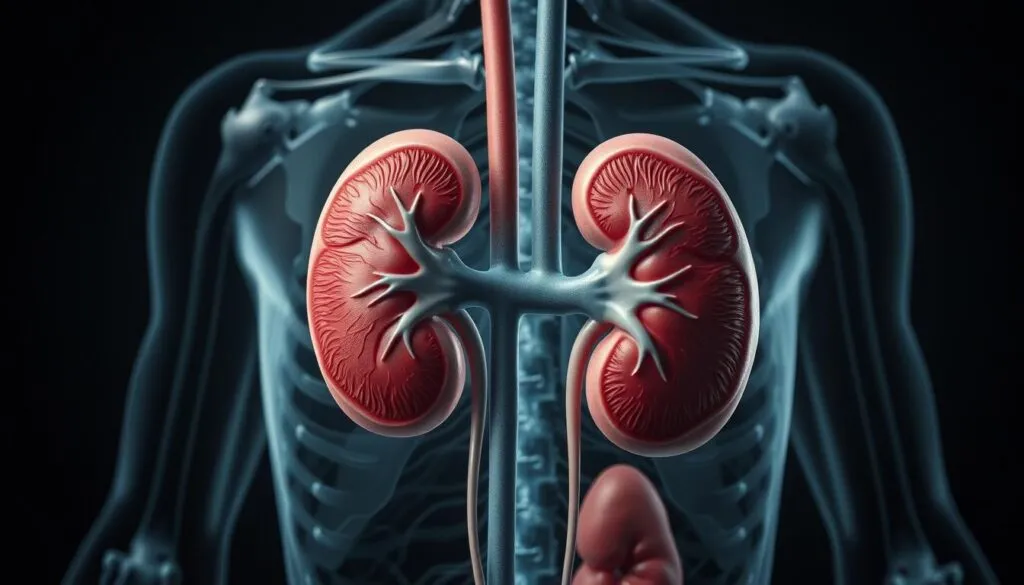 wo liegen die Nieren