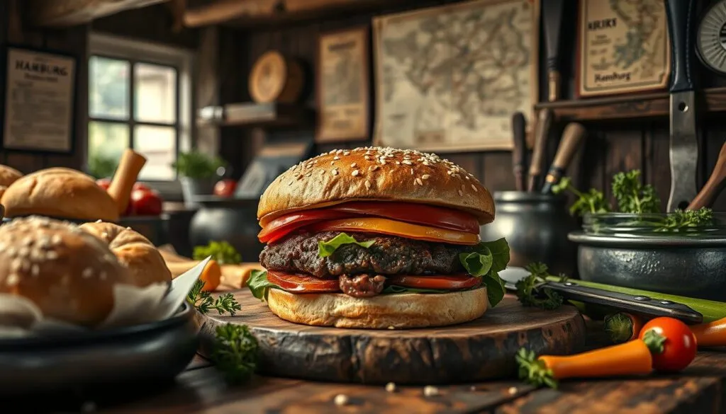 woher kommt der Hamburger