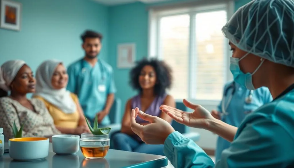 Behandlung von Aphten