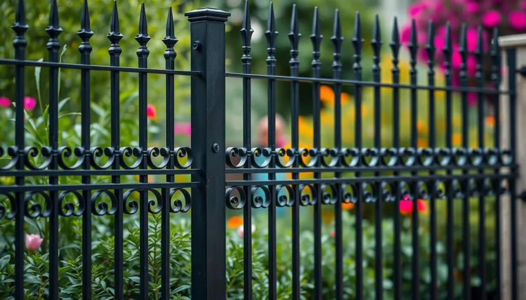 Modernes Schmiedezaun-Design