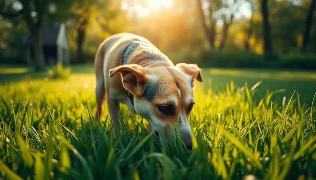 warum fressen Hunde Gras