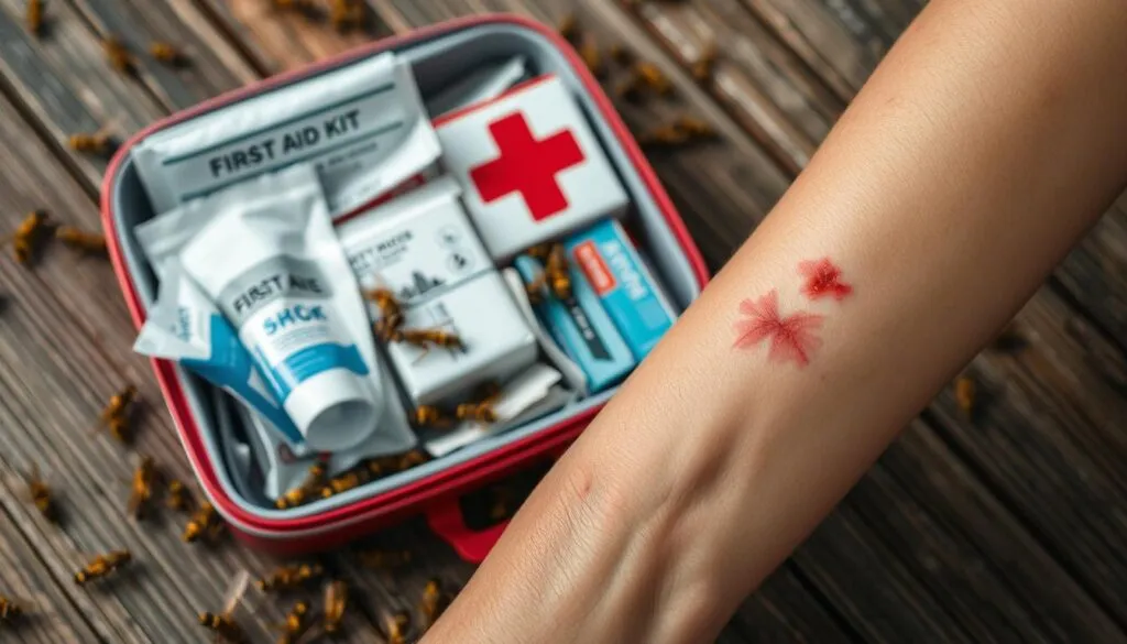 wespenstich erstehilfe