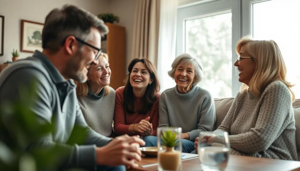 Barbara Schöneberger mit Familie