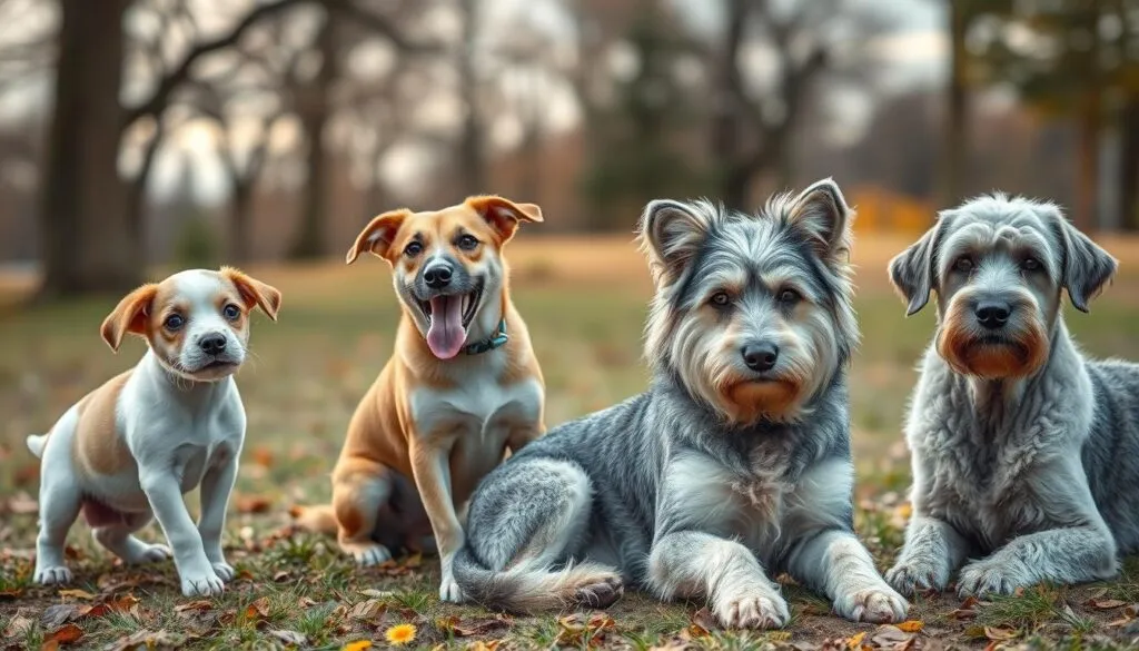 Hunde in verschiedenen Lebensphasen