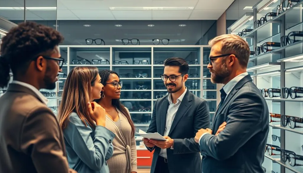 Optiker Beratung Brillenauswahl