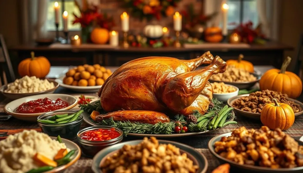 Traditionelles Thanksgiving-Essen