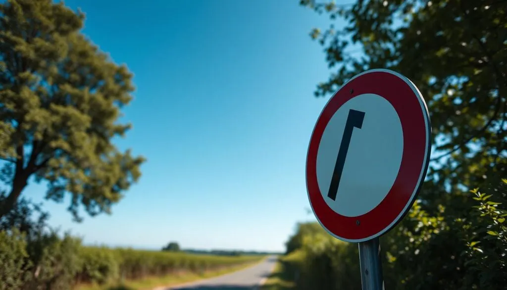 Überholverbot Verkehrsschild