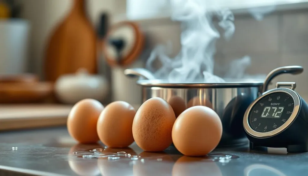 wie lange müssen Eier kochen