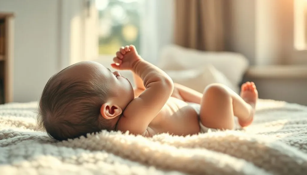 Babys Drehbewegungen fördern