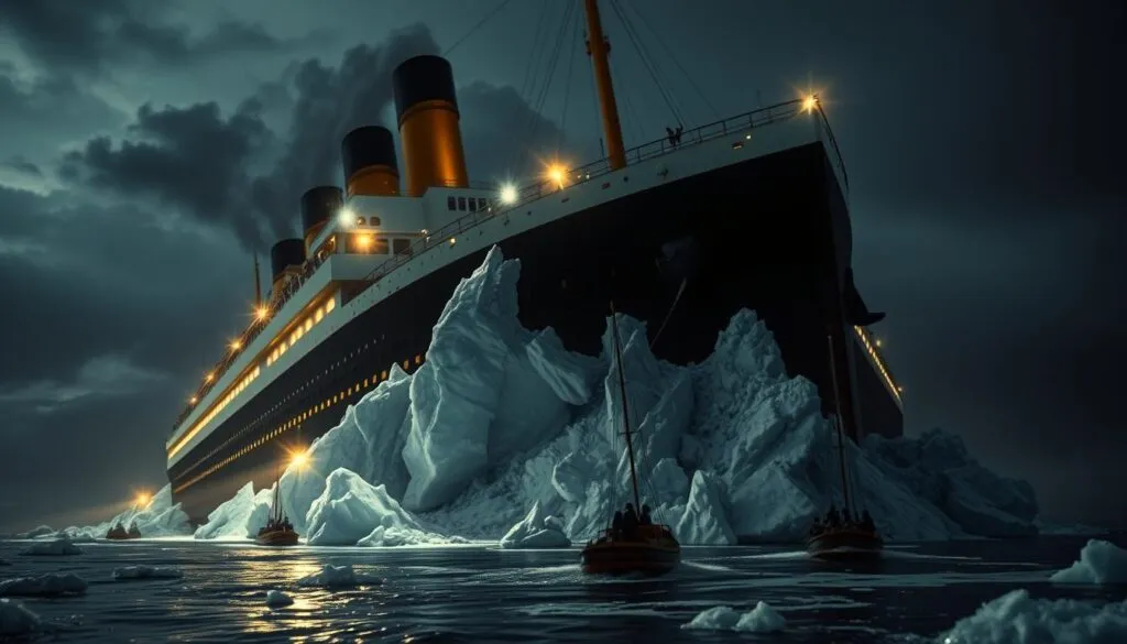 Titanic Eisberg Kollision