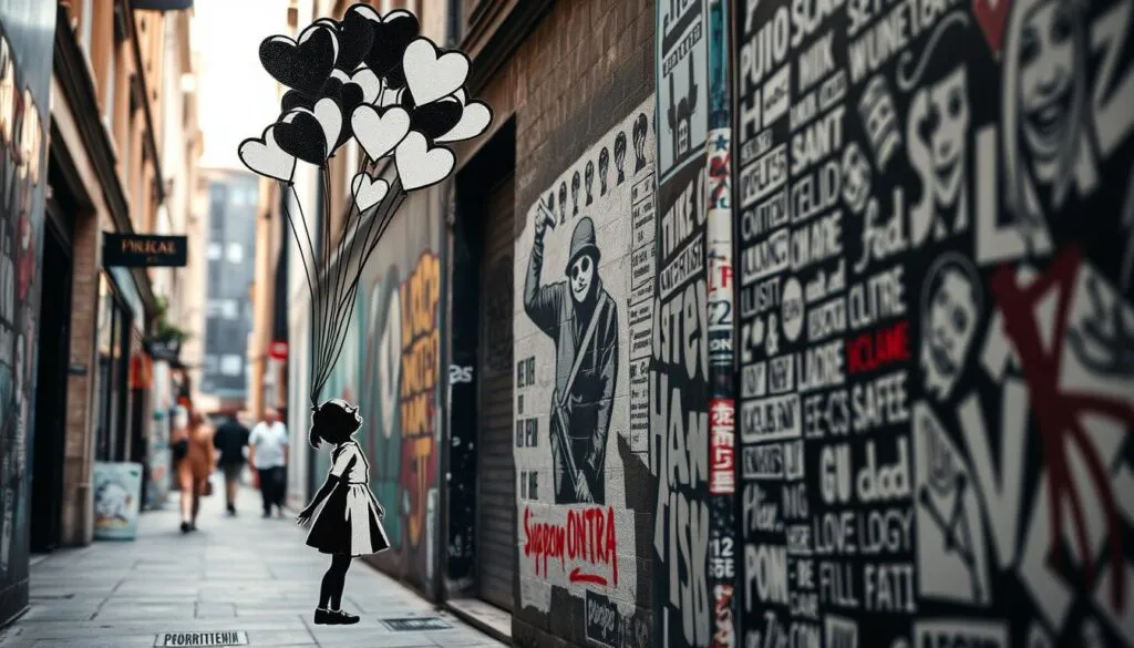 Banksy Streetart Kunstwerke