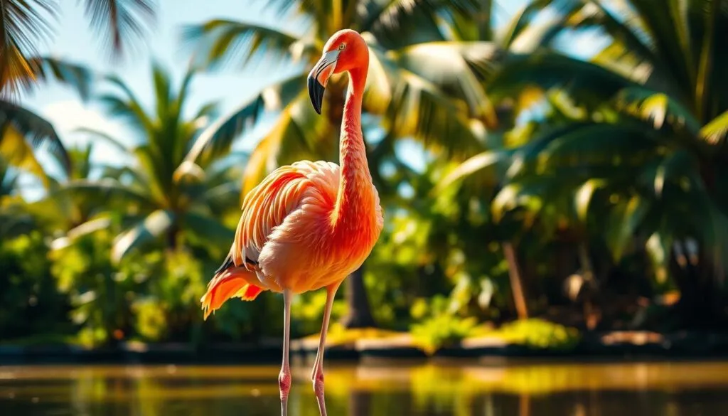 Warum sind Flamingos rosa