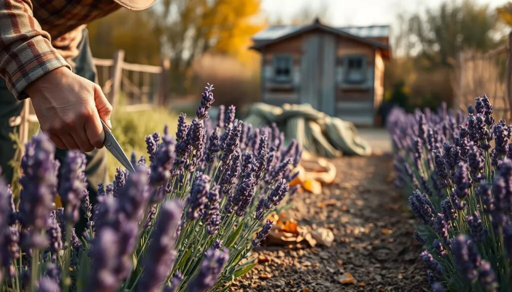 Lavendel Herbstschnitt Vorbereitung