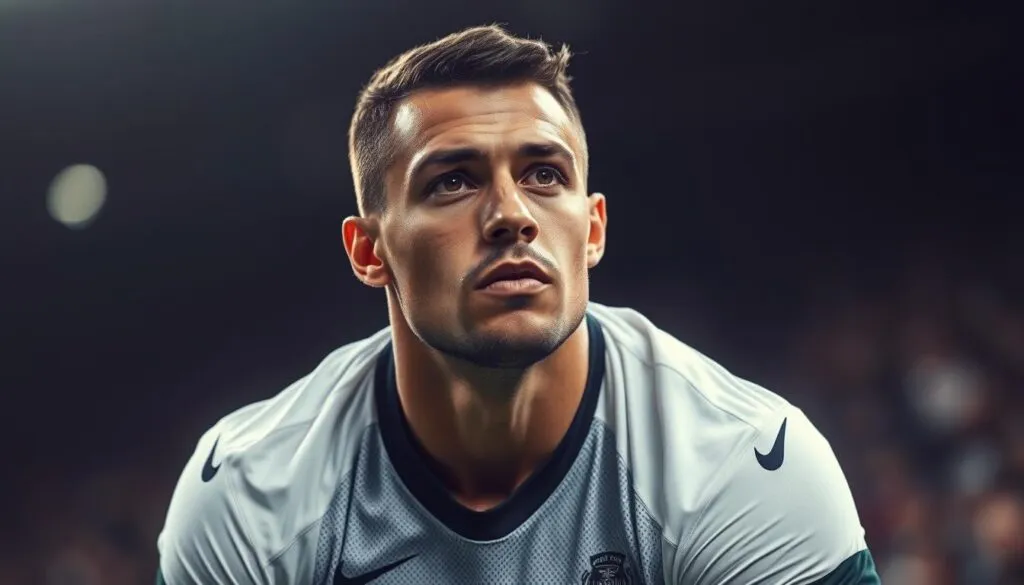 Fußballspieler Abseitsposition