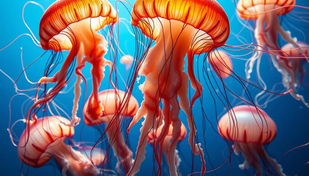 Gefährliche Quallen im Meer