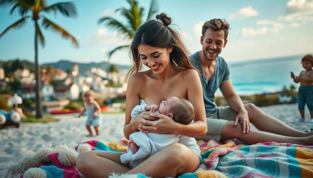 Erster Urlaub mit Baby wohin