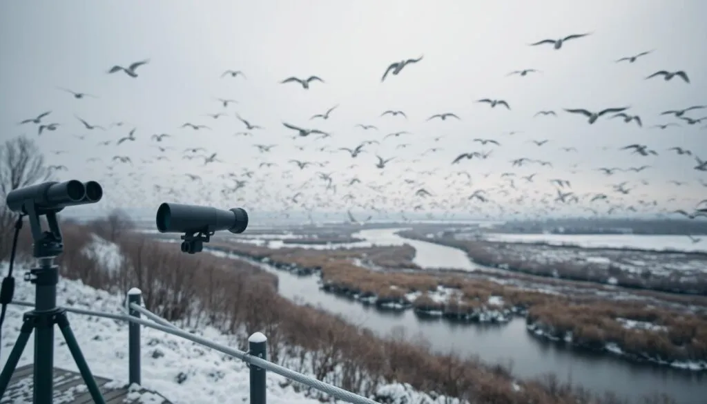Gänse Wintermigration Beobachtungsorte Gänse Wintermigration Beobachtungsorte