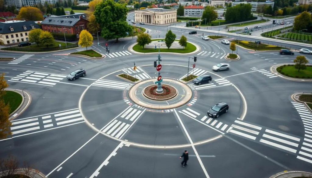 Kreisverkehr Vorfahrtsregeln
