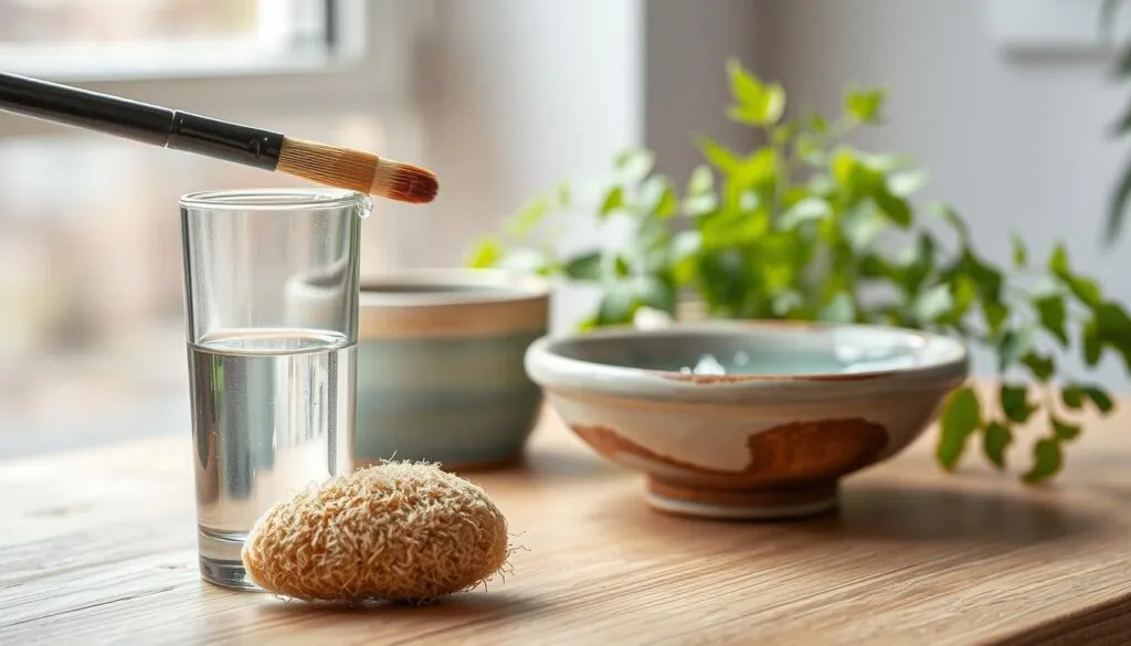 Pinsel auswaschen wohin mit dem Wasser