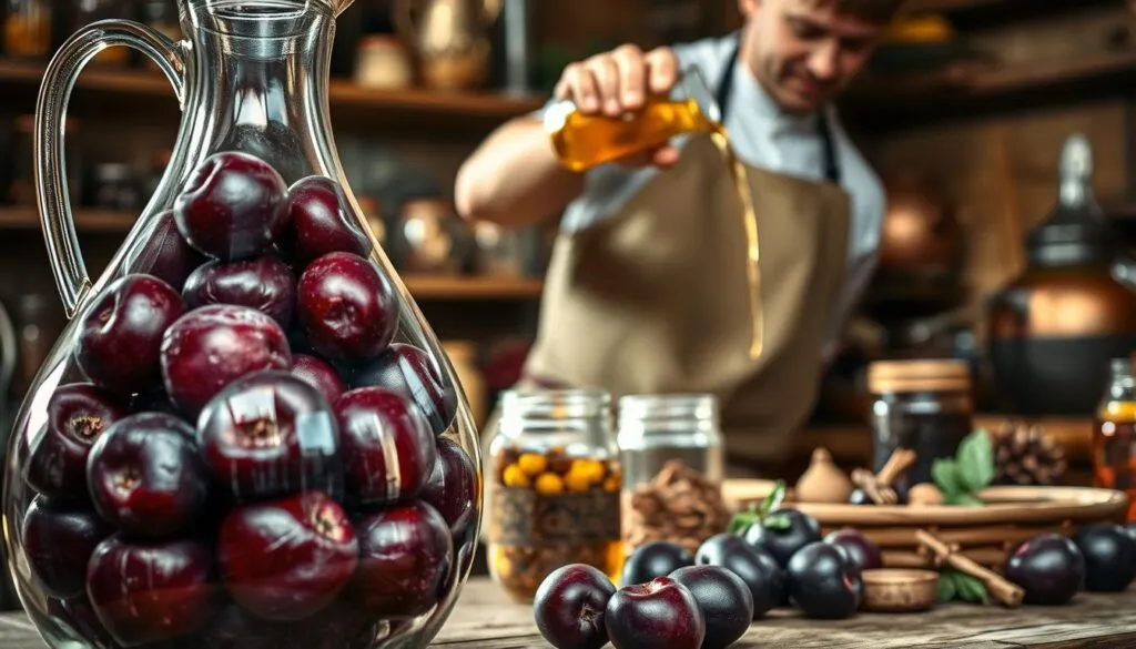 Pflaumenlikör Herstellung Schritt für Schritt