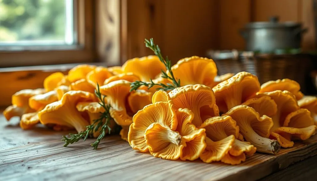 Eierschwammerl lagern