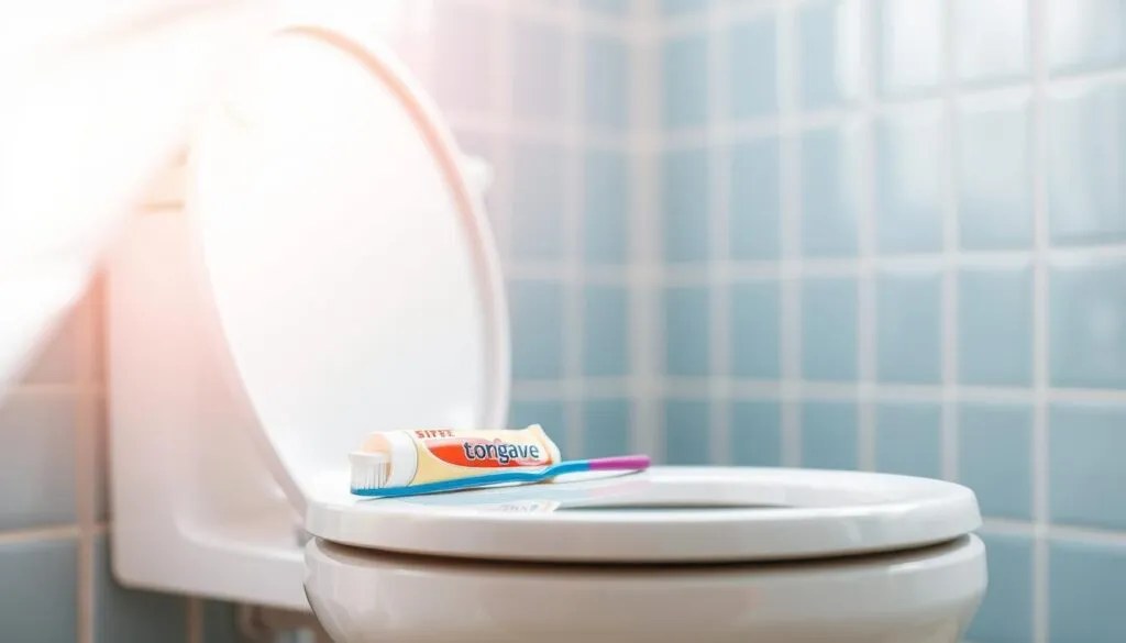 Gebissreiniger Toilette