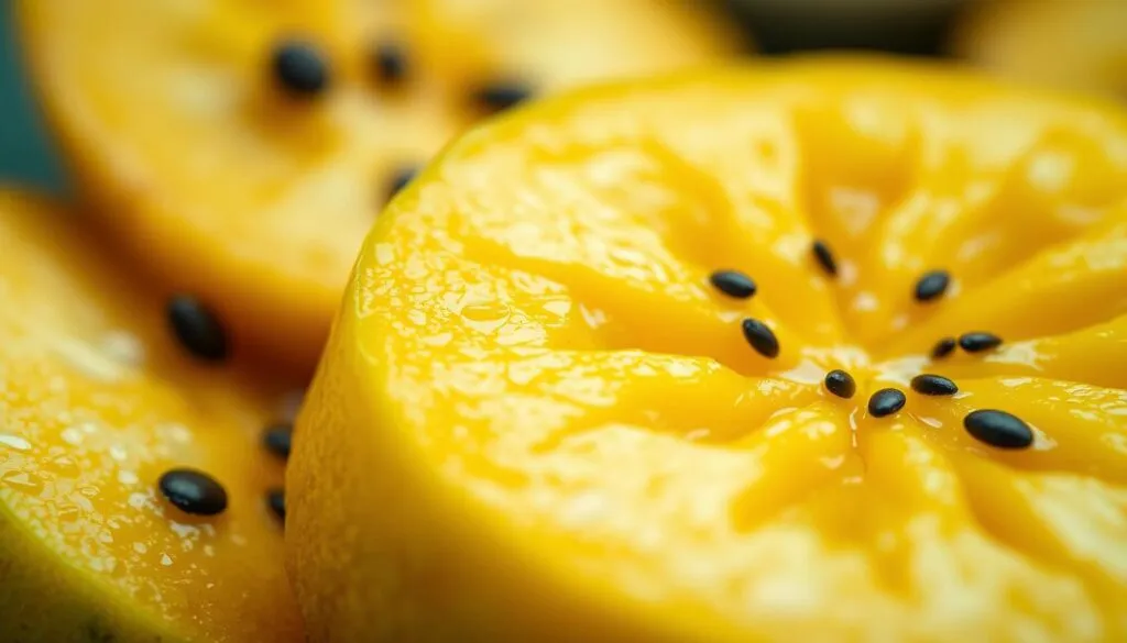 Curuba Fruchtfleisch Curuba Fruchtfleisch