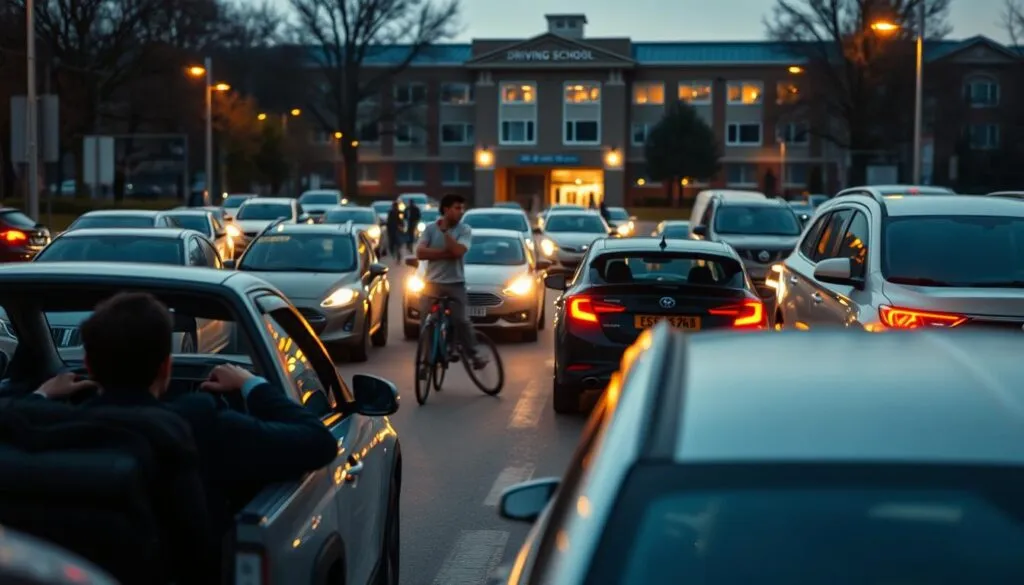Warum müssen Sie hier langsam und bremsbereit fahren