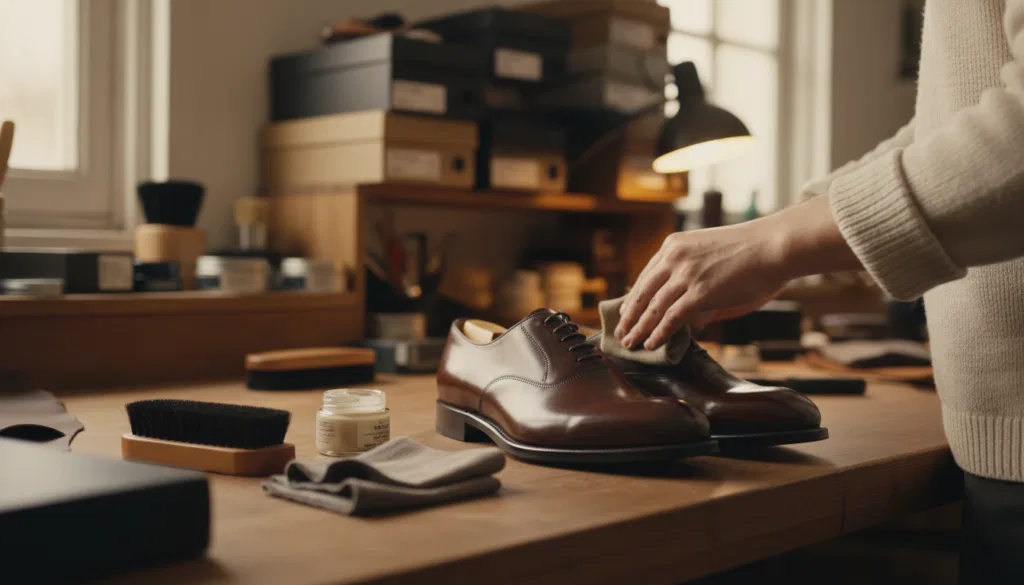 Materialpflege für Schuhe