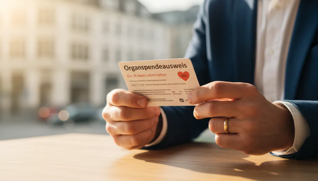 Entscheidungsfindung Organspendeausweis