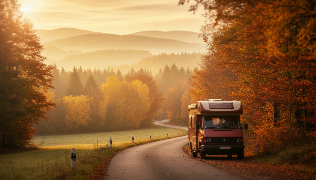 Wohin mit dem Wohnmobil im Oktober in Deutschland