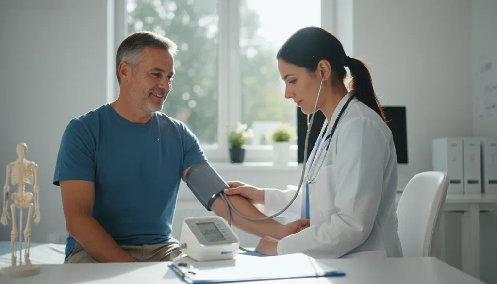 regelmäßige Blutdruckmessung