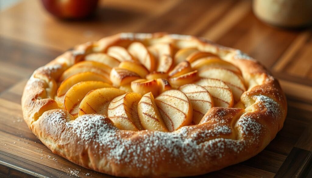 Apfelkuchen mit Öl